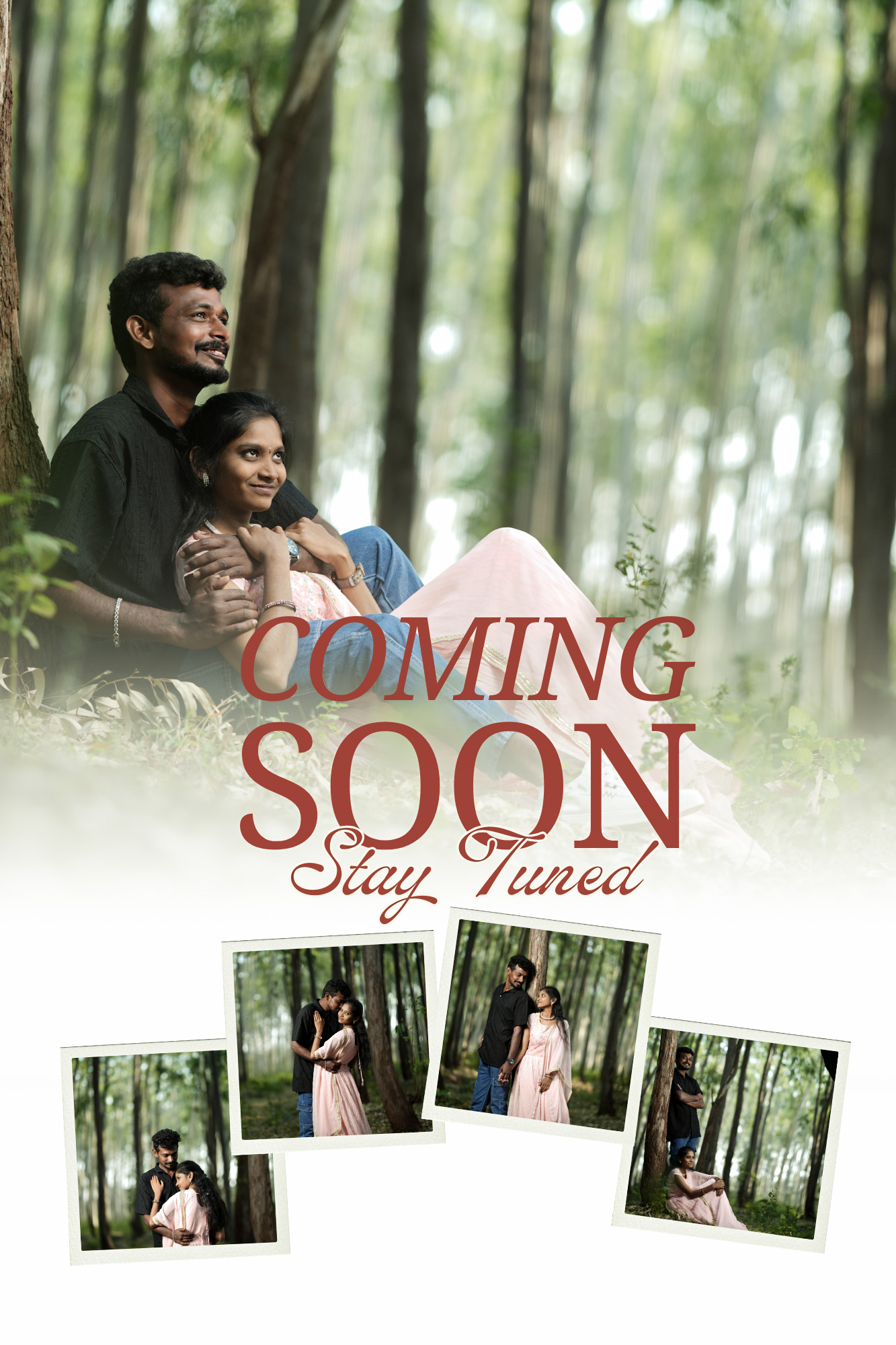 White Modern Happy Wedding Photo Collage - 1